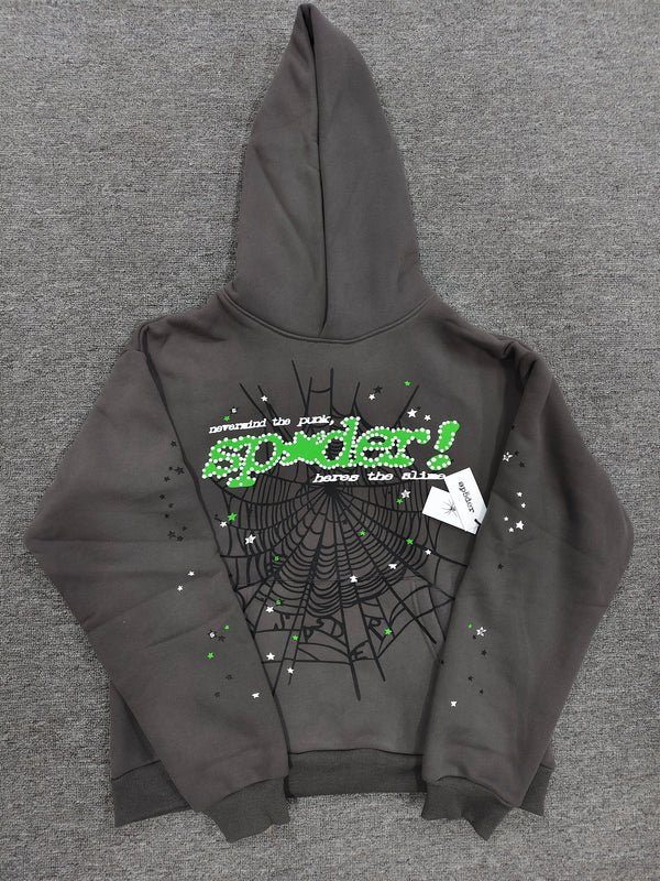 Sp5der Dark Gray V2 Hoodie
